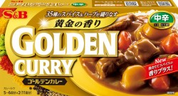 ゴールデンカレー１９８ｇ　中辛